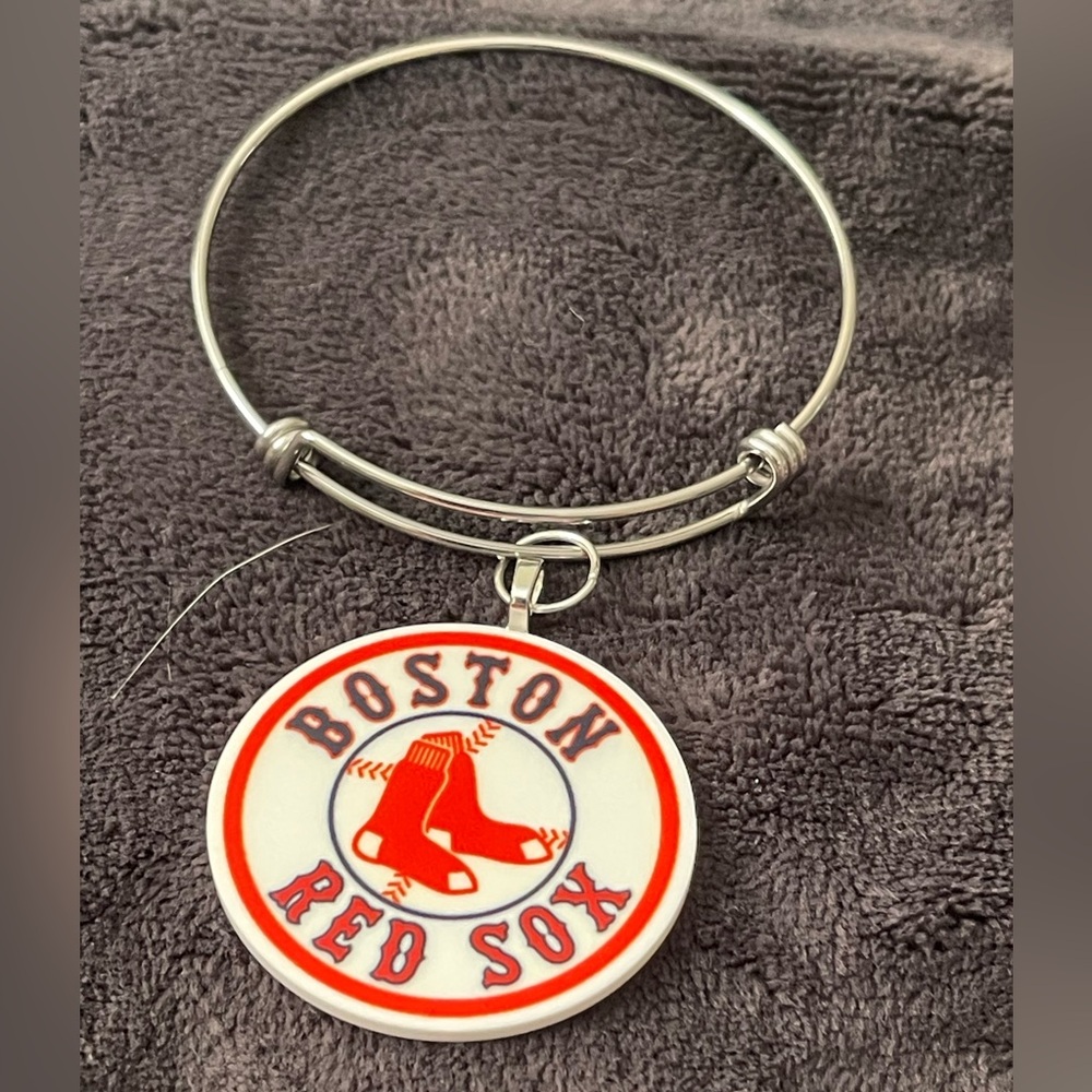 Boston Red Sox Silver Bracelet
